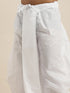 Vastramay Men's Beige Pure Cotton Kurta with Dhoti Pant Set